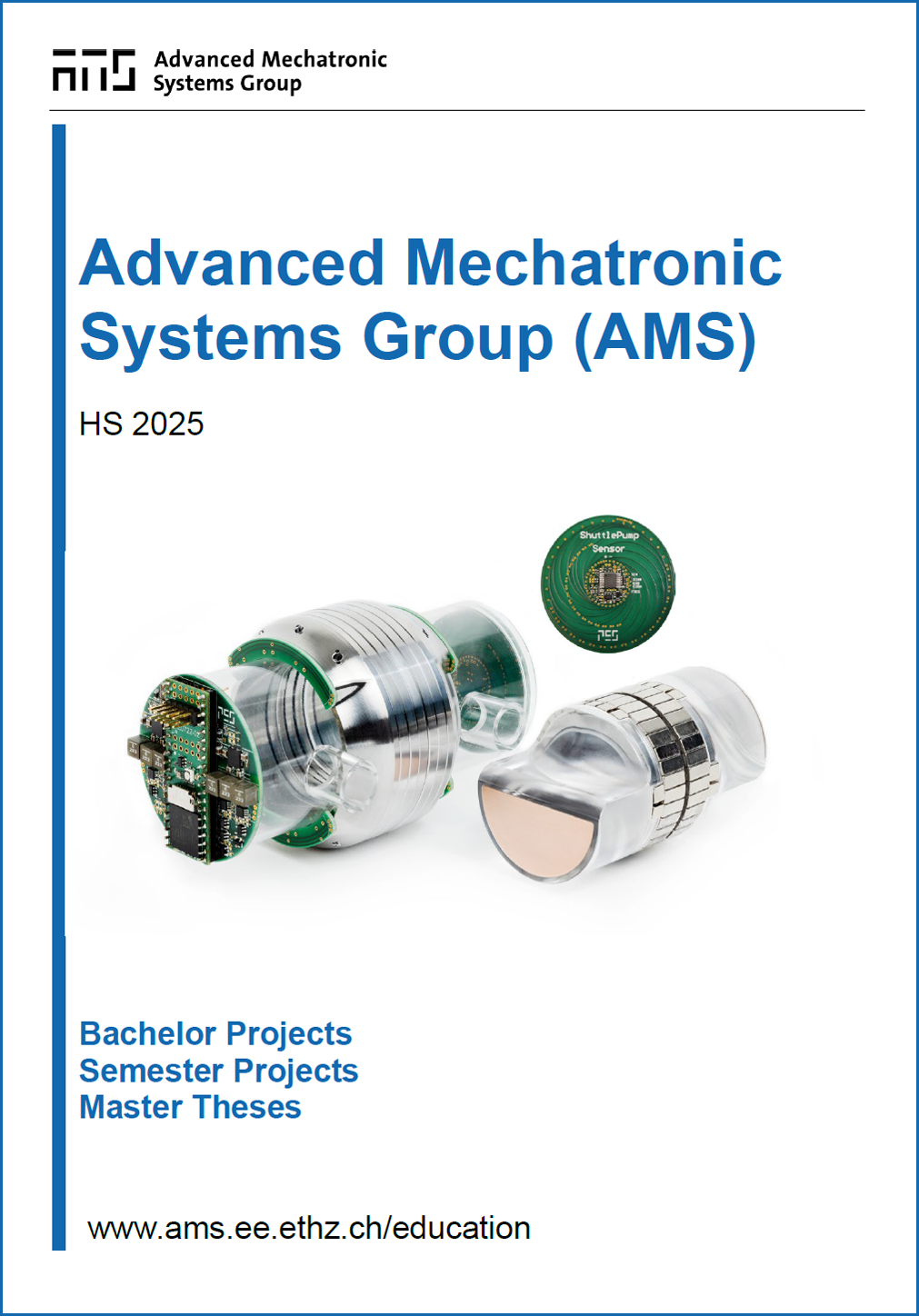 Booklet with AMS SAMA topics